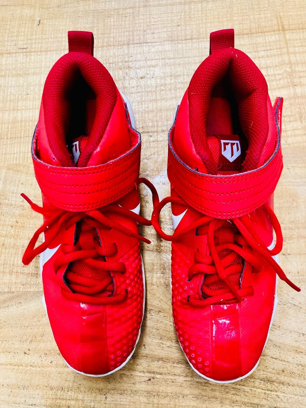 Nike size 3.5 Force Trout 7 “University Red” Baseball Cleats